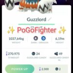 Pokémon GO Shiny Guzzlord With Special Background – Trade 20.000 stardust (Read Describe)