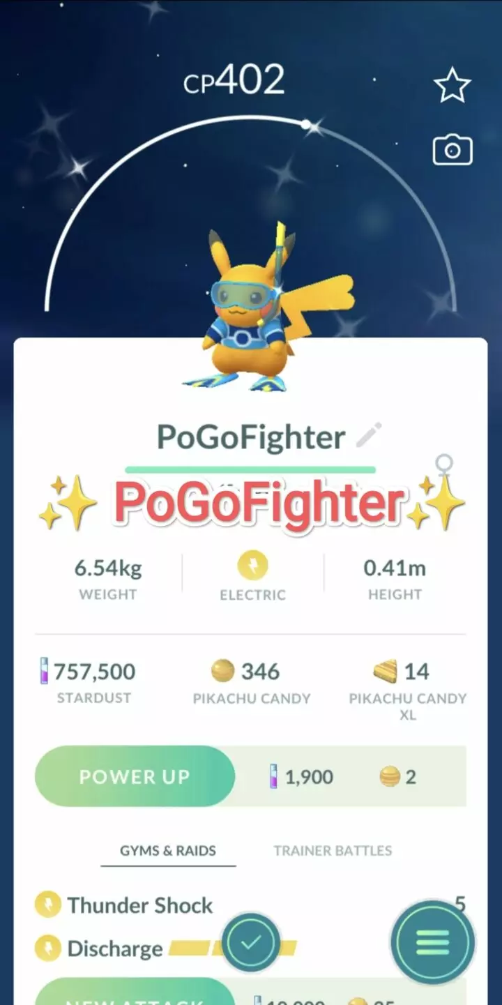 Pokémon GO Shiny World Championships 2024 Pikachu - Trade 20.000 stardust (Read Describe)