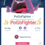 Pokémon GO Shiny Gigantamax Gengar - Trade 20.000 stardust (Read Describe)