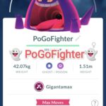 Pokémon GO Gigantamax Gengar – TRADE (Read Describe)