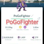 Pokémon GO Toxtricity (Amped Form) - Fukuoka Background - Trade 20.000 stardust (Read Describe)