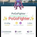 Pokémon GO Shiny Toxtricity (Low Key Form) - Fukuoka Background - Trade 20.000 stardust (Read Describe)