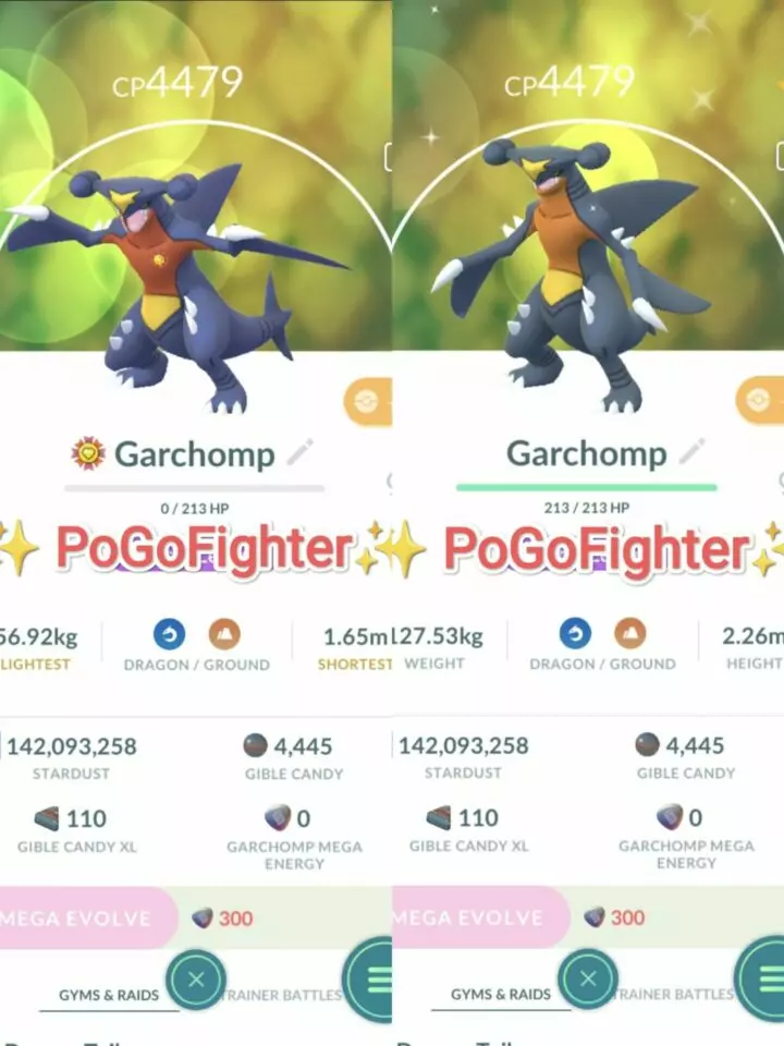 Pokémon GO Shiny Garchomp / Garchomp Level 40 / Level 50 – Unlock 2nd Charge ATK (Earth Power*) – PVP Master League – TRADE (Read Describe)