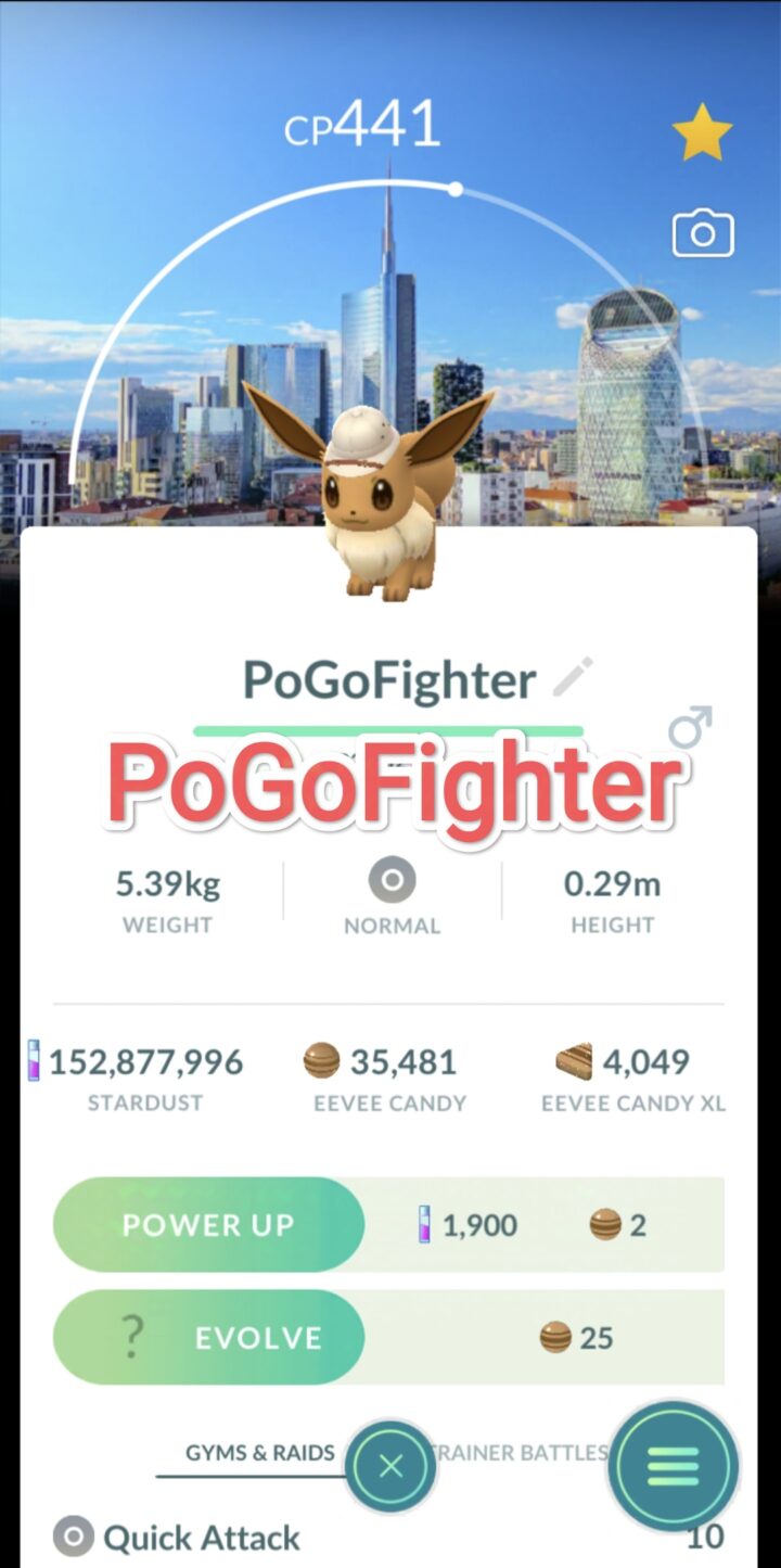Pokémon GO Explorer Eevee - Milano Location Card Background – TRADE (Read Describe)