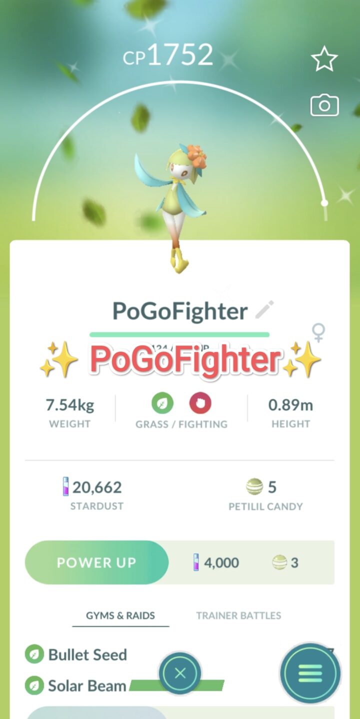 Pokémon GO Shiny Hisuian Lilligant – Mini Account (Read Describe)