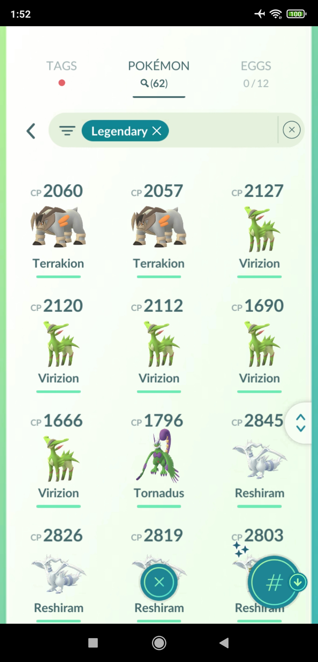 Pokémon GO Shiny Guzzlord x2, Reshiram, Kyurem, Genesect x3, Regigigas, Shadow Zapdos, Darkrai, Bombirder - Mini Account (Read Describe) - Image 5