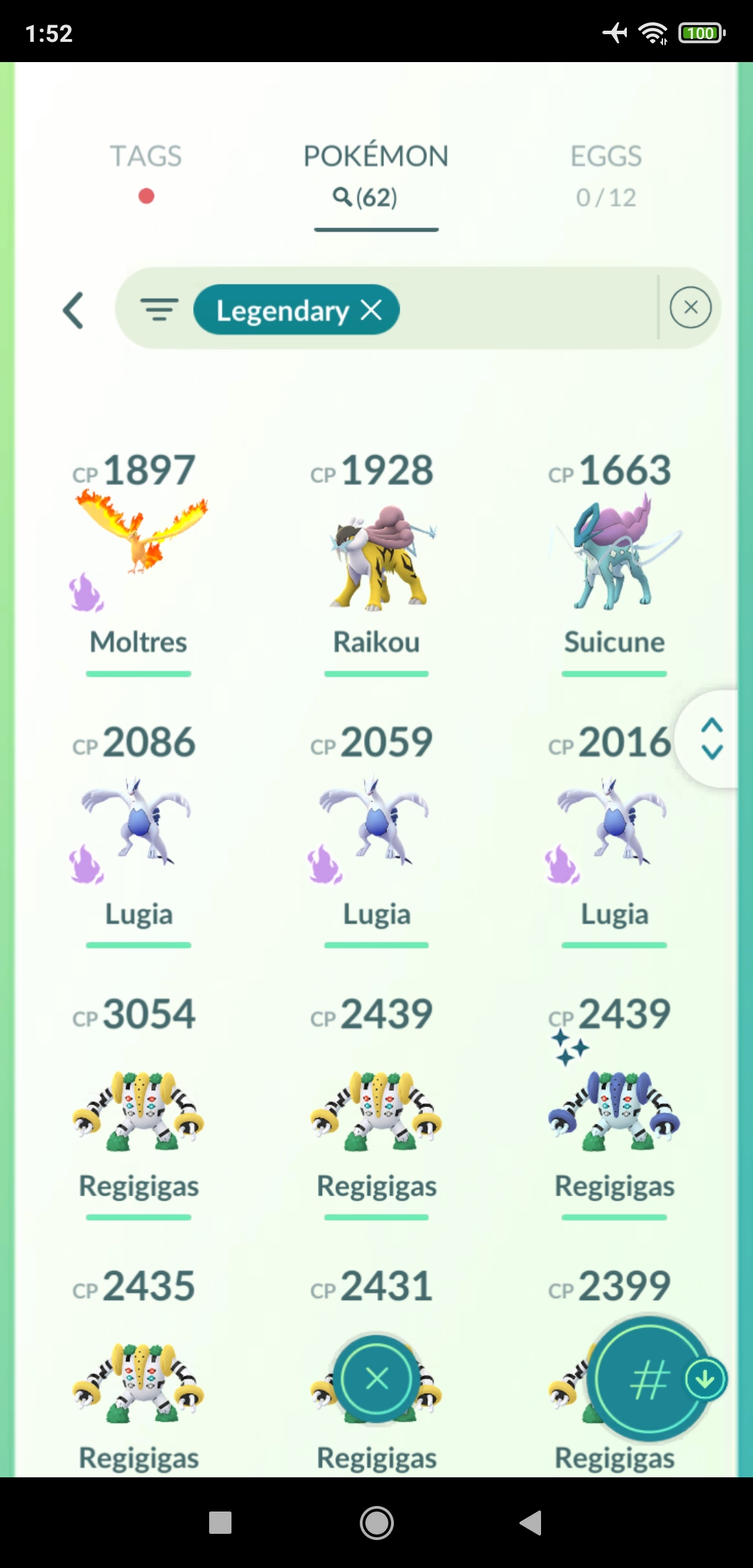 Pokémon GO Shiny Guzzlord x2, Reshiram, Kyurem, Genesect x3, Regigigas, Shadow Zapdos, Darkrai, Bombirder - Mini Account (Read Describe) - Image 7