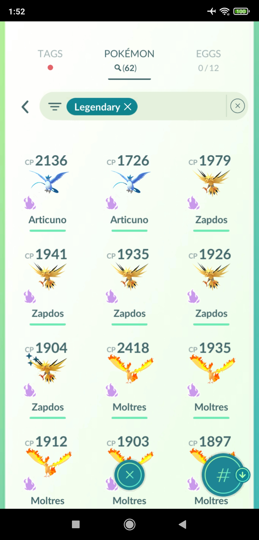 Pokémon GO Shiny Guzzlord x2, Reshiram, Kyurem, Genesect x3, Regigigas, Shadow Zapdos, Darkrai, Bombirder - Mini Account (Read Describe) - Image 8