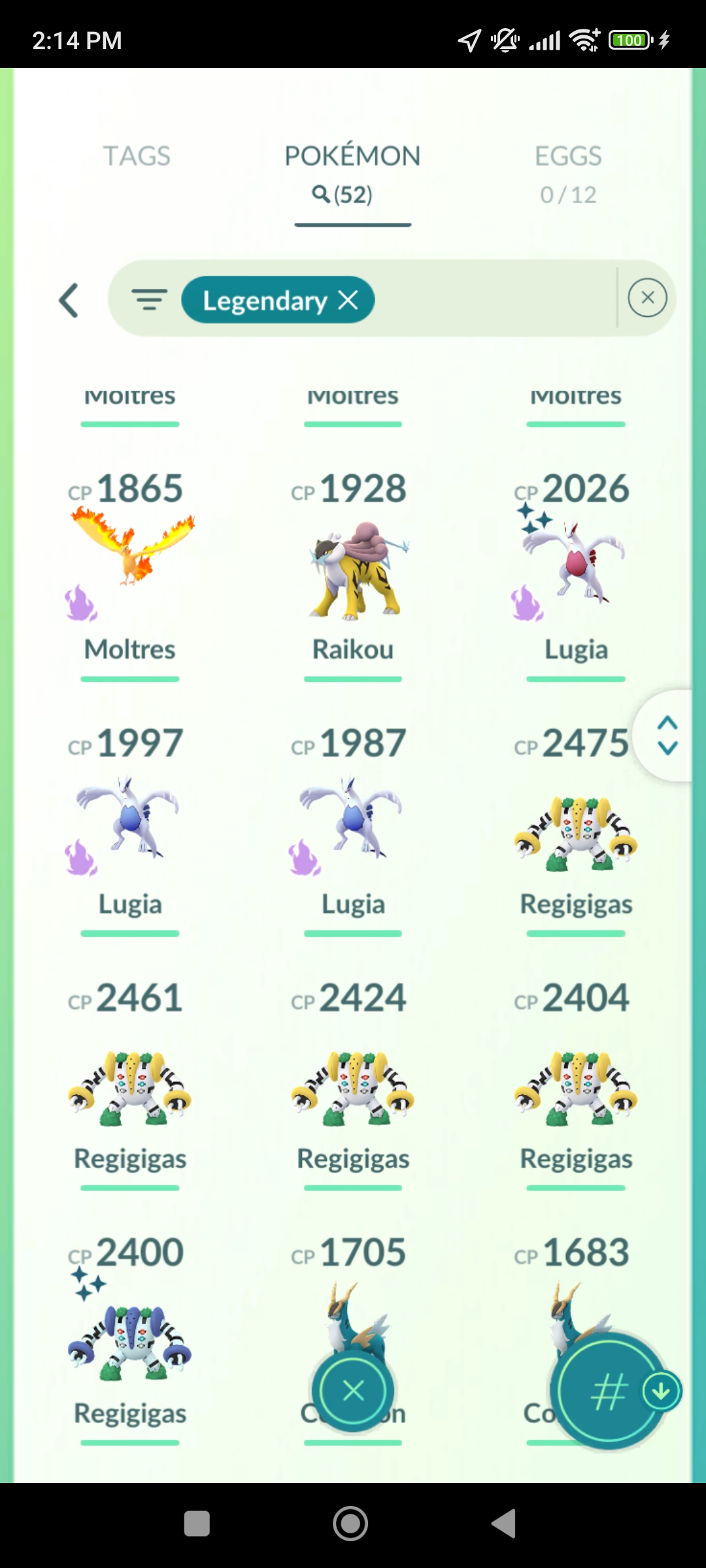 Pokémon GO Shiny Shadow Articuno x2, Shadow Zapdos, Shadow Lugia, Regigigas, Zekrom x2 - Mini Account (Read Describe) - Image 4