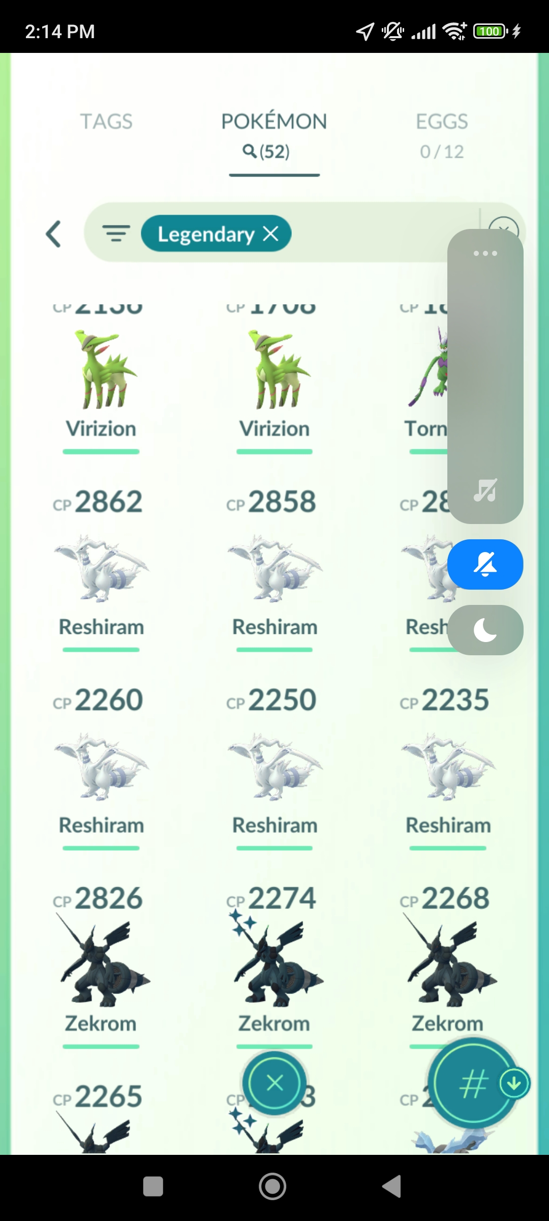 Pokémon GO Shiny Shadow Articuno x2, Shadow Zapdos, Shadow Lugia, Regigigas, Zekrom x2 - Mini Account (Read Describe) - Image 6