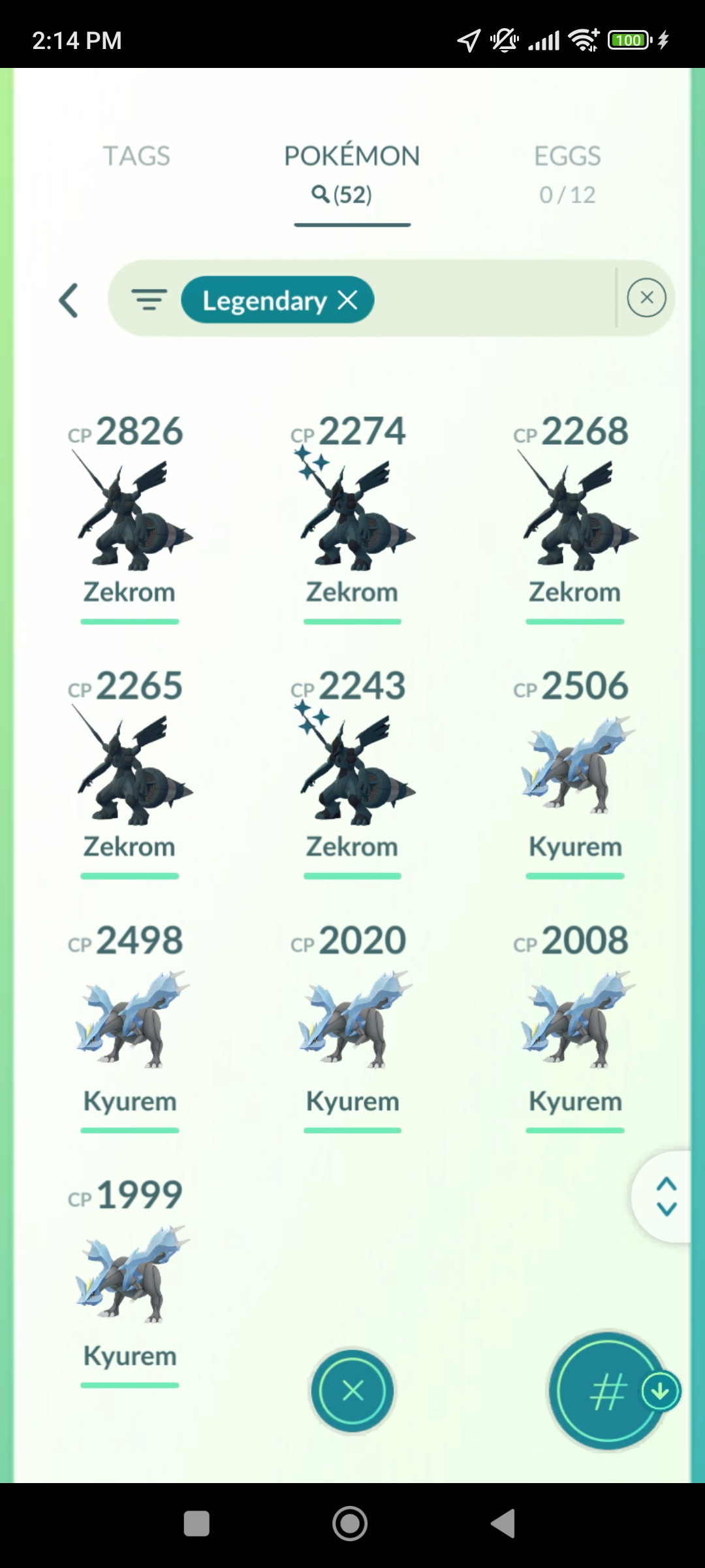 Pokémon GO Shiny Shadow Articuno x2, Shadow Zapdos, Shadow Lugia, Regigigas, Zekrom x2 - Mini Account (Read Describe) - Image 7