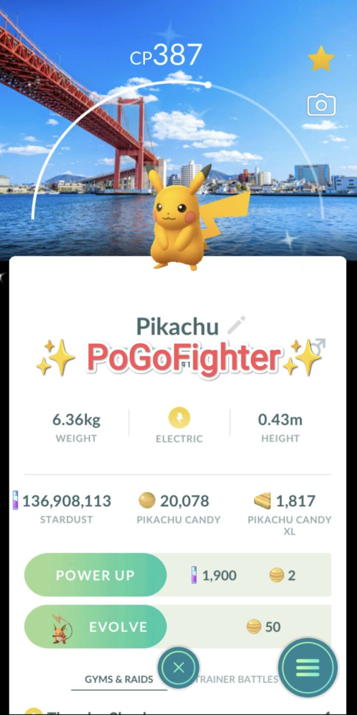 Pokémon GO Shiny Pikachu – Fukuoka – Stamp Rally – Trade 20.000 stardust (Read Describe)