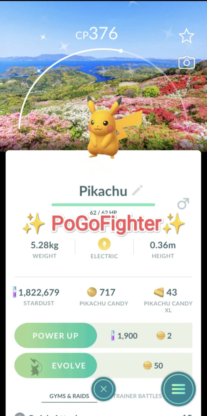 Pokémon GO Shiny Pikachu – Nagasaki – Stamp Rally – Trade 20.000 stardust (Read Describe)