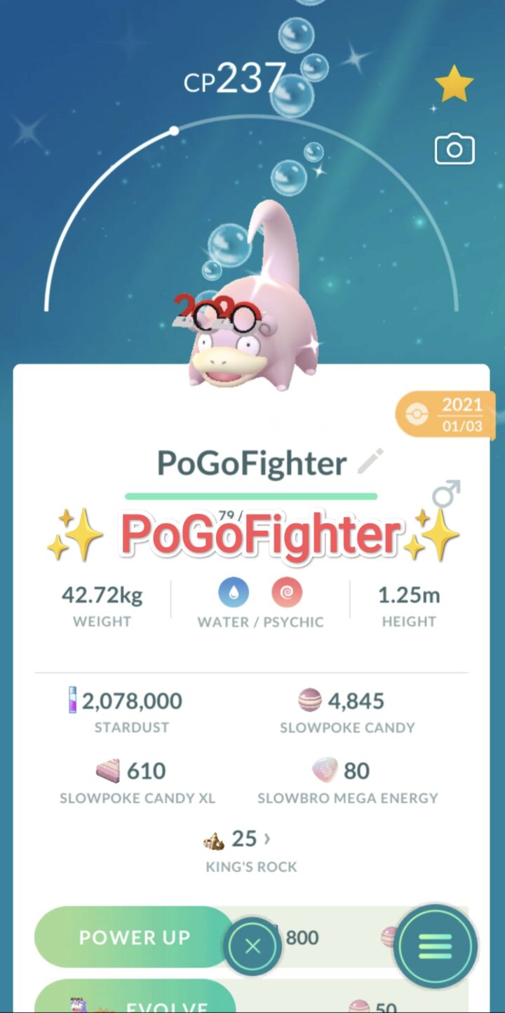 Pokémon GO Shiny Slowpoke 2020 Sunglasses - Read Description - Trade 20.000 stardust (Read Describe)