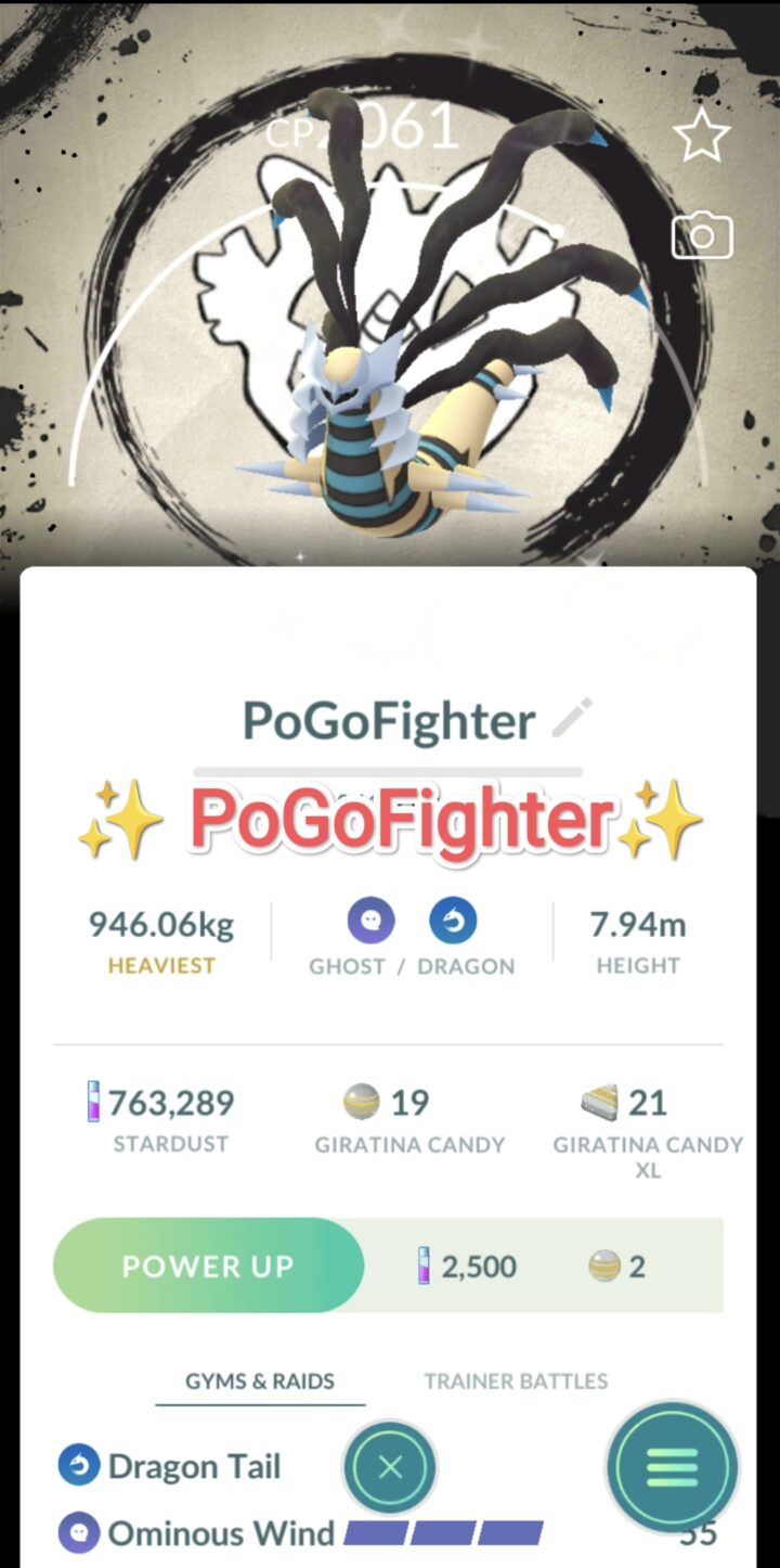 Pokémon GO Shiny Giratina Origin Forme  Special Background - Go Fest 2026 - Trade 20.000 stardust (Read Describe)